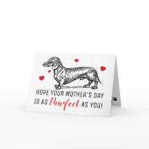 Día de la Madre Adorable del Perro | Dachshund