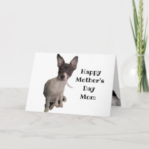 TARJETA DÍA DE LA MADRE AMANTE DEL PERRO