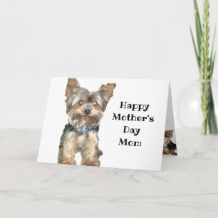 TARJETA DÍA DE LA MADRE AMANTE DEL PERRO