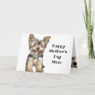 TARJETA DÍA DE LA MADRE AMANTE DEL PERRO
