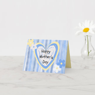 Tarjeta Día de la Madre Arte Infantil Inspirado