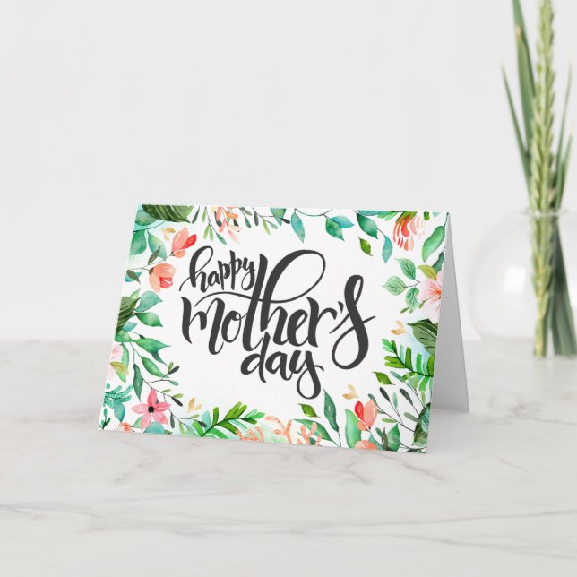 Tarjeta Día de la Madre Botánica de la Isla (Anverso)