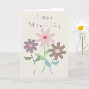 Tarjeta Día de la Madre Daisy
