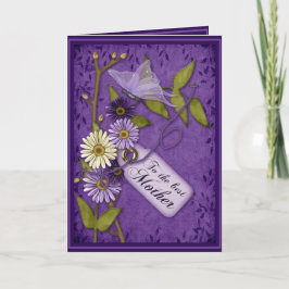 Tarjeta Día de la Madre de Flores de Desecho