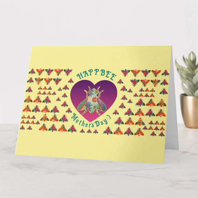 Tarjeta Día de la Madre de HappBee (Planta pequeña)