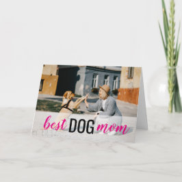 Tarjeta Día de la Madre de la Mejor Perro