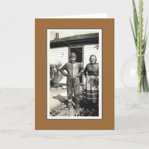 Tarjeta Día de la Madre de la Vintage