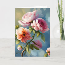 Día de la madre de las flores rosas