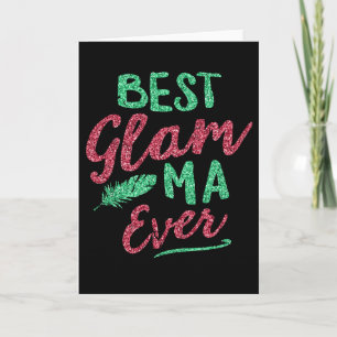 Tarjeta Día de la Madre de las Mamáes Glam