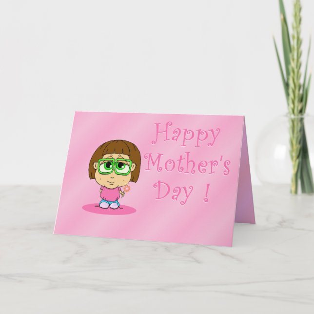 Tarjeta Día de la Madre de Lil Mabel (Anverso)