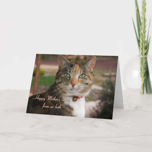 Tarjeta Día de la Madre, de los dos (Anverso)