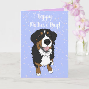Tarjeta Día de la Madre de los Perros de Montaña