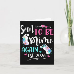 Tarjeta Día de la Madre de mujeres que pronto serán mimi d
