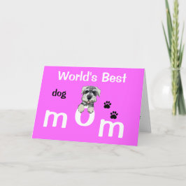 Tarjeta Día de la Madre de perro