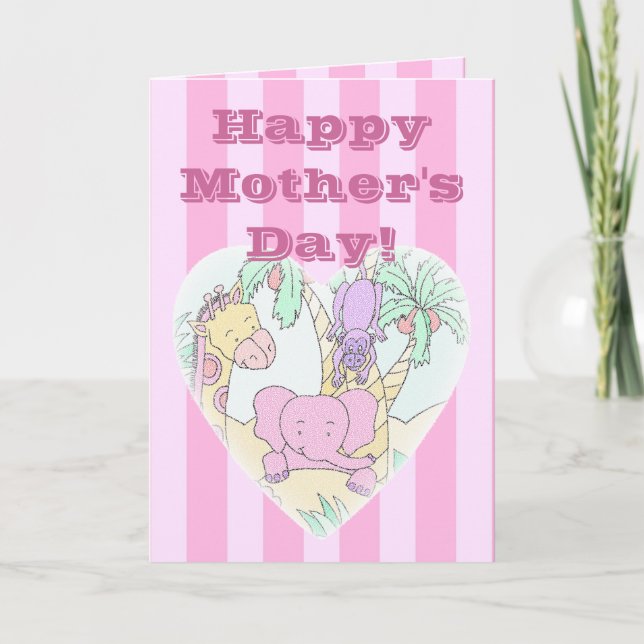 Tarjeta Día de la Madre - De tu bebé (Anverso)