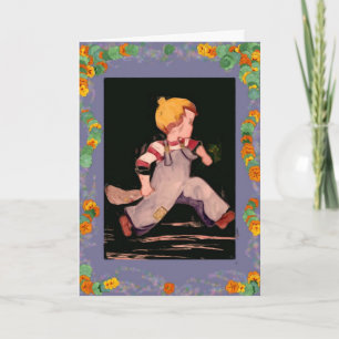 Tarjeta Día de la madre de un hijo pequeño