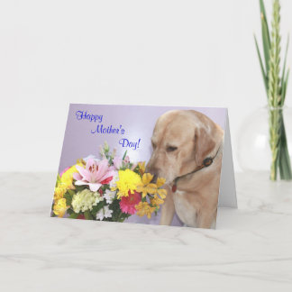 Tarjeta Día de la madre del personalizable/amante del perr