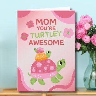 Tarjeta Dia de la madre divertida y asombrosa