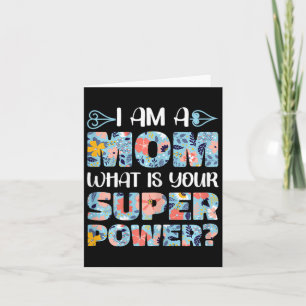 Tarjeta Día de la Madre Divertido Mamá Soy Una Mamá ¿Cuál