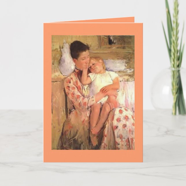 Tarjeta Día de la Madre feliz (Anverso)