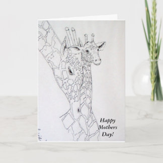 Tarjeta Día de la Madre feliz