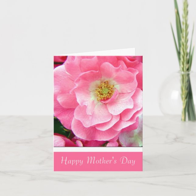 Tarjeta Día de la Madre feliz (Anverso)