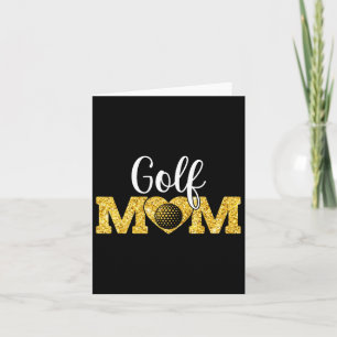Tarjeta Día de la Madre Golf Mamá Divertido Deporte Amante