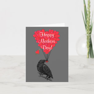 Tarjeta Día de la Madre gótico romántico