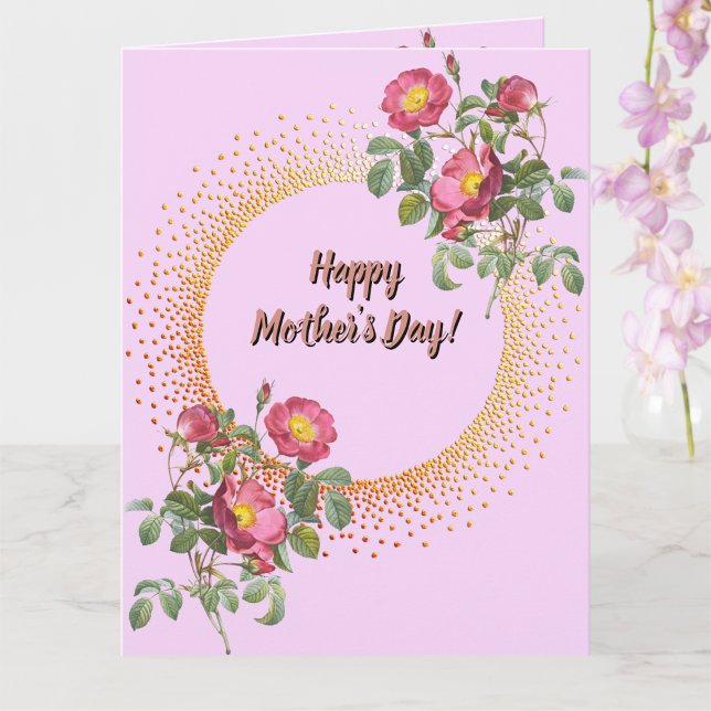 Tarjeta Día de la Madre Jardín Floral Inglés (Subido por el creador)