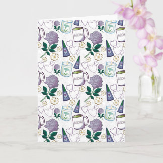 Tarjeta Día de la Madre Lavanda