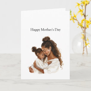 Tarjeta Día de la Madre Mamá Hija
