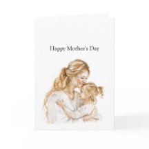Día de la Madre Mamá Hija Rubia