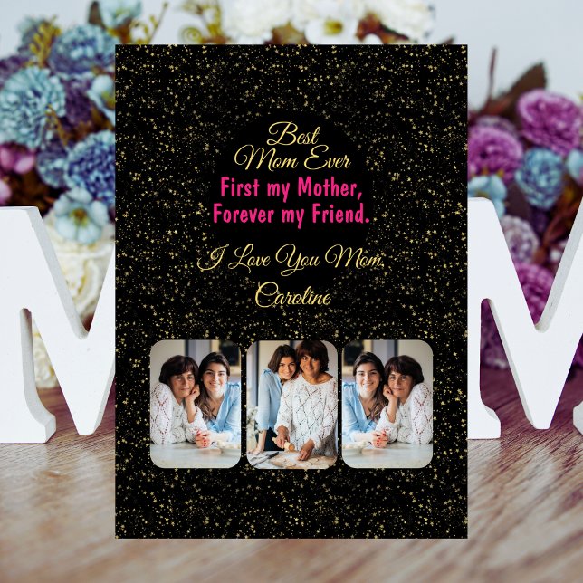 Tarjeta Día de la Madre moderno de fotografía de Keepsake  (Subido por el creador)
