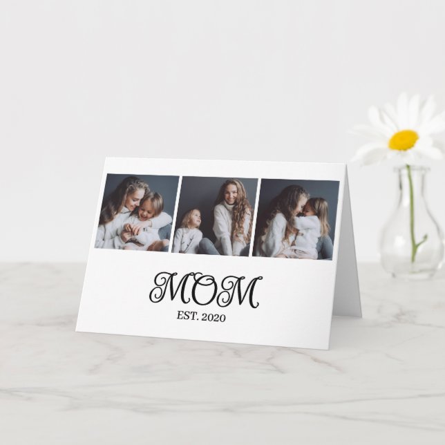 Tarjeta Día de la Madre Moderno Establecido 3 Fotos  (Planta pequeña)