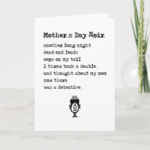 Día de la Madre Noir, Un Divertido Poema Feliz Día