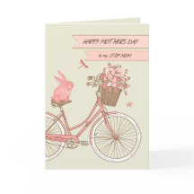 Día de la Madre para la Bicicleta Retro Step Mom c