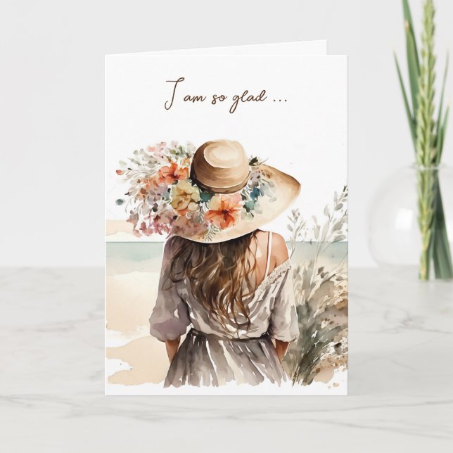 Tarjeta Día de la Madre para la Madera (Anverso)