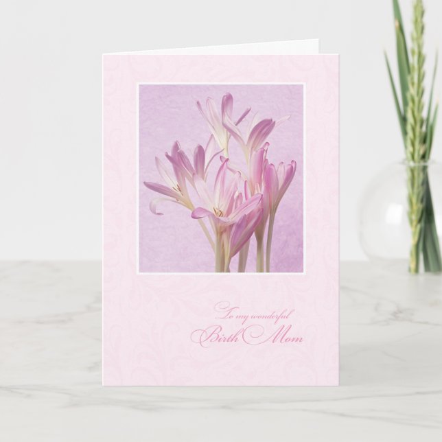 Tarjeta Día de la Madre para la Madre (Anverso)