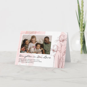 Tarjeta Día de la Madre para Nuera Foto Floral
