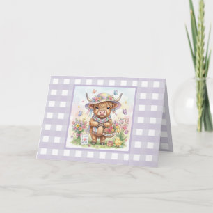 Tarjeta Día de la Madre Personalizado Feliz Abuela Vaca Hi