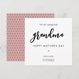 Tarjeta Día de la Madre personalizado Minimalista y modern