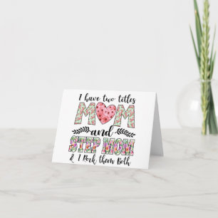 Tarjeta Día de la Madre Personalizado para Madrastra