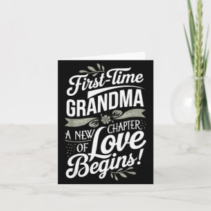 Tarjeta Día de la Madre Primera Vez Abuela Linda Nueva Nie
