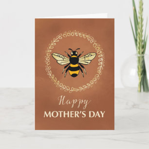 Tarjeta Día de la Madre Queen Bee