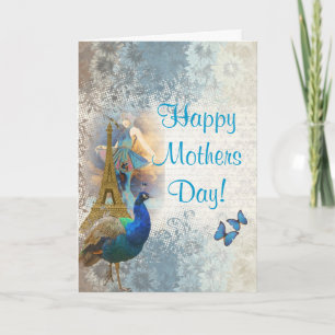 Tarjeta Día de la Madre romántico de París