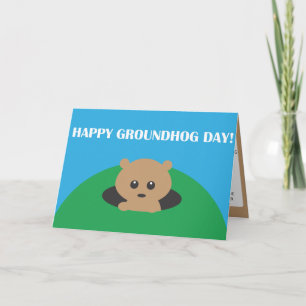 Tarjeta Día de la Marmota - Búsqueda en Word