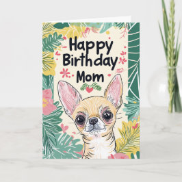 Tarjeta Día de la Perra Perra Chihuahua - Feliz cumpleaños