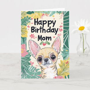 Tarjeta Día de la Perra Perra Chihuahua - Feliz cumpleaños