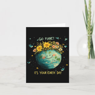 Tarjeta Día de la Tierra 2025 Go Planeti T's Your Earth Da