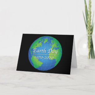 Tarjeta Día de la Tierra 50 Aniversario de 2020